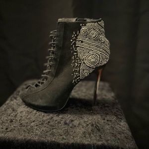 Black & Bling Booties